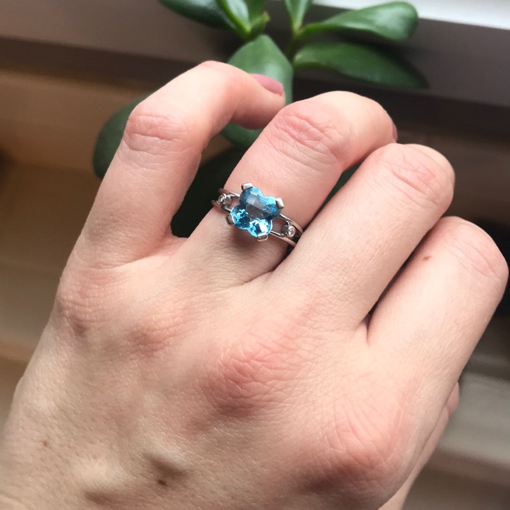 BLUE TOPAZ RING 💍 - Picture 4 of 8